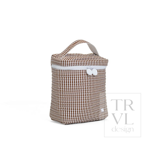 TRVL Coco Gingham Quilted Go Go Lunch Bag