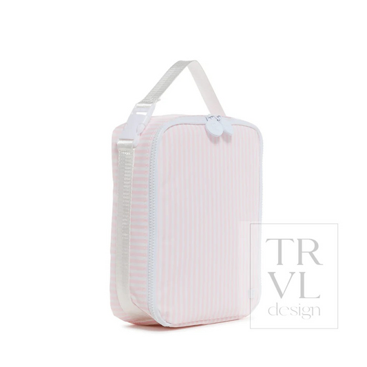 TRVL Pimlico Stripe Pink Lunch Box
