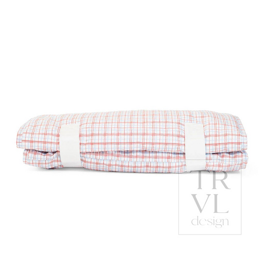 TRVL Classic Plaid Red Nap Mat
