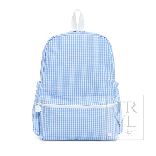 TRVL Sky Gingham Backpackers