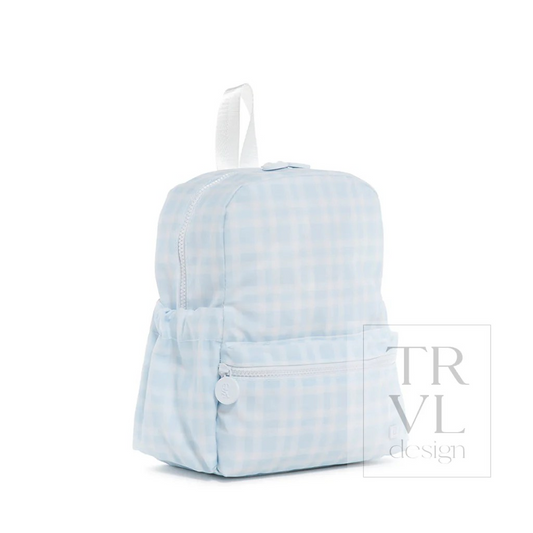 TRVL Pimlico Plaid Blue Mini Backer