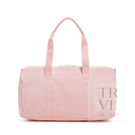 TRVL Taffy Gingham Weekender Duffel Bag