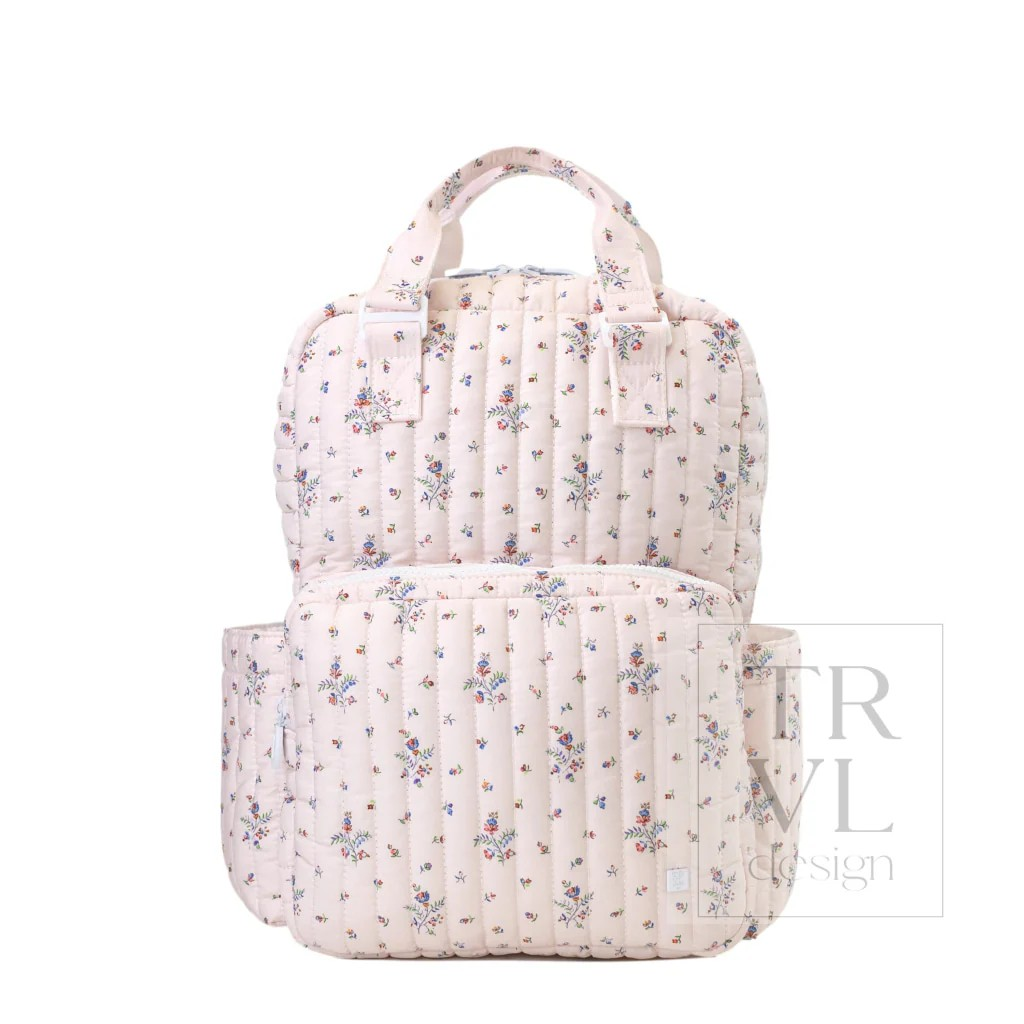 TRVL Fleurie Quilted Diaper Bag