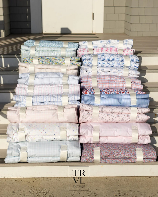 TRVL Pimlico Stripe Chambray Nap Mat