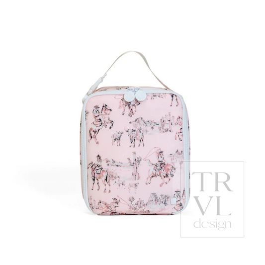 TRVL Cowgirl Toile Lunch Box