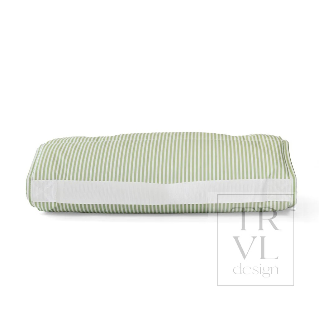 TRVL Pimlico Stripe Sage Nap Mat