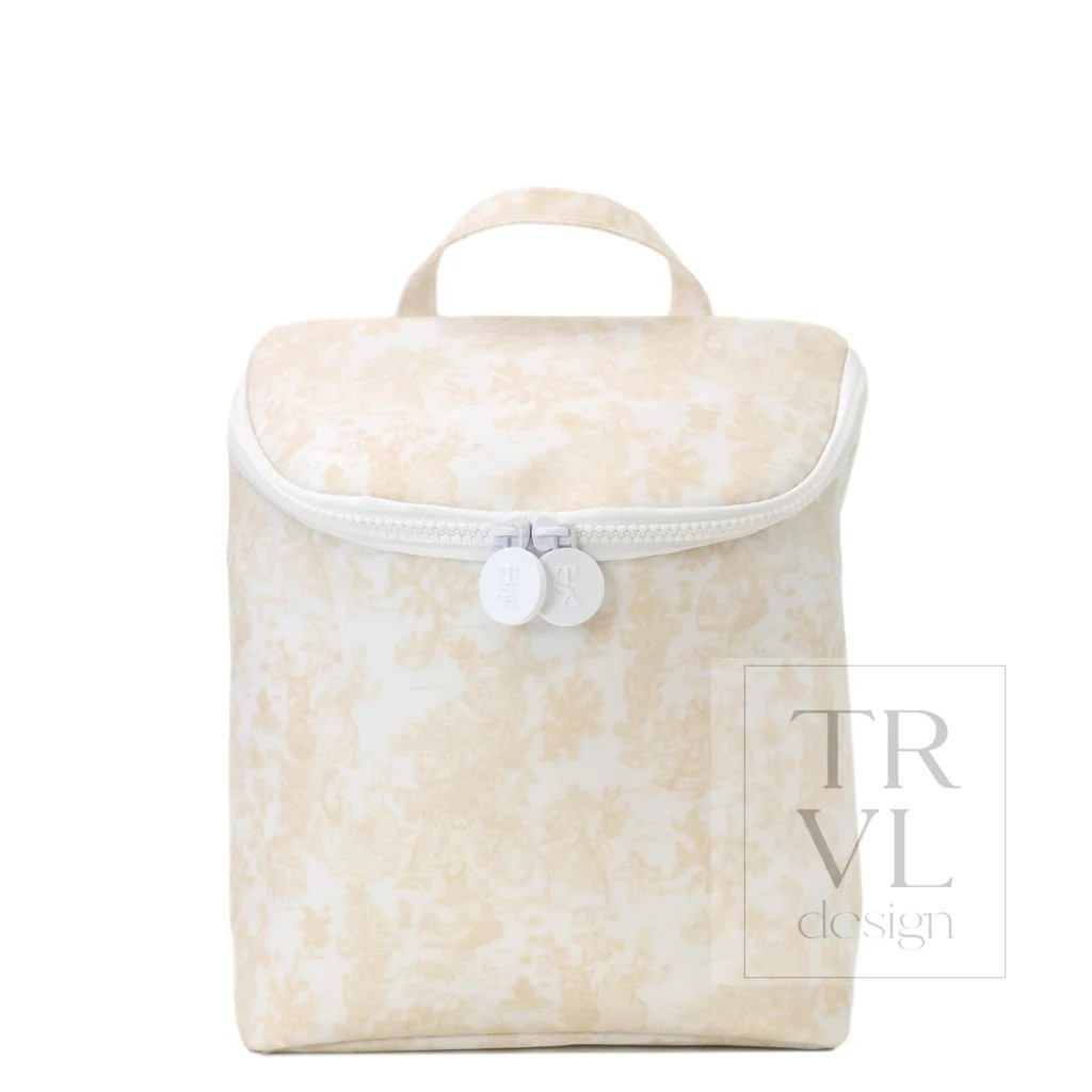 TRVL Bunny Toile Sand 'Take Away' Lunch Bag