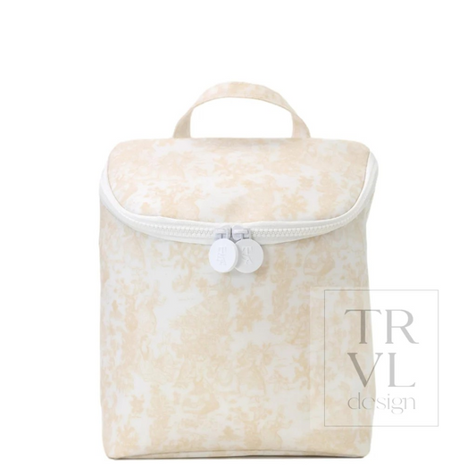TRVL Bunny Toile Sand 'Take Away' Lunch Bag