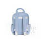 TRVL Pimlico Stripe Chambray Quilted Diaper Bag
