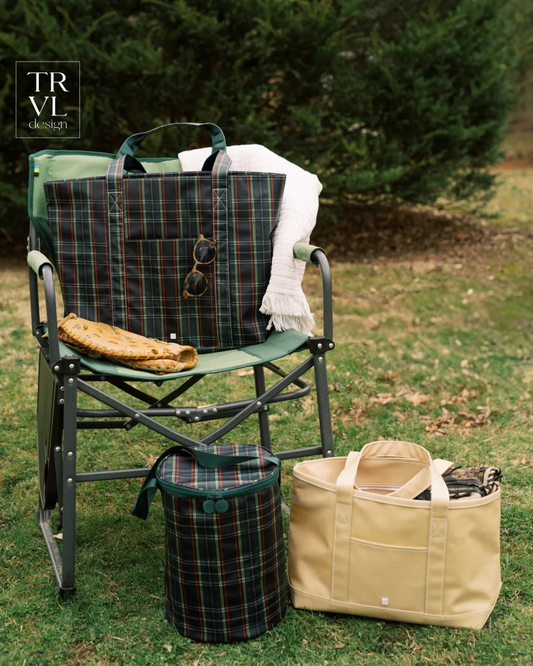 TRVL Cambridge Plaid Jumbo X-Large Tote