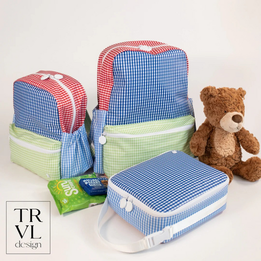 TRVL Patch Blue Lunch Box