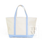 TRVL Sky Gingham Canvas Totes