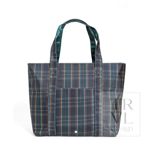 TRVL Cambridge Plaid Jumbo X-Large Tote