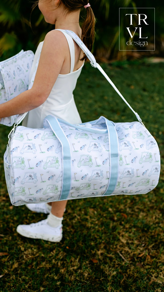 TRVL Putt Putt Blue Large Roll Duffel Bag