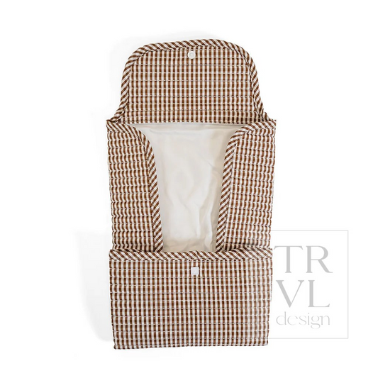 TRVL Coco Gingham Quilted Changing Mat