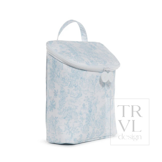 TRVL Bunny Toile Blue 'Take Away' Lunch Bag