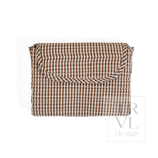 TRVL Coco Gingham Quilted Changing Mat
