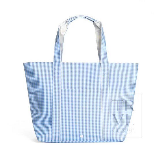 TRVL Sky Gingham Jumbo X-Large Tote