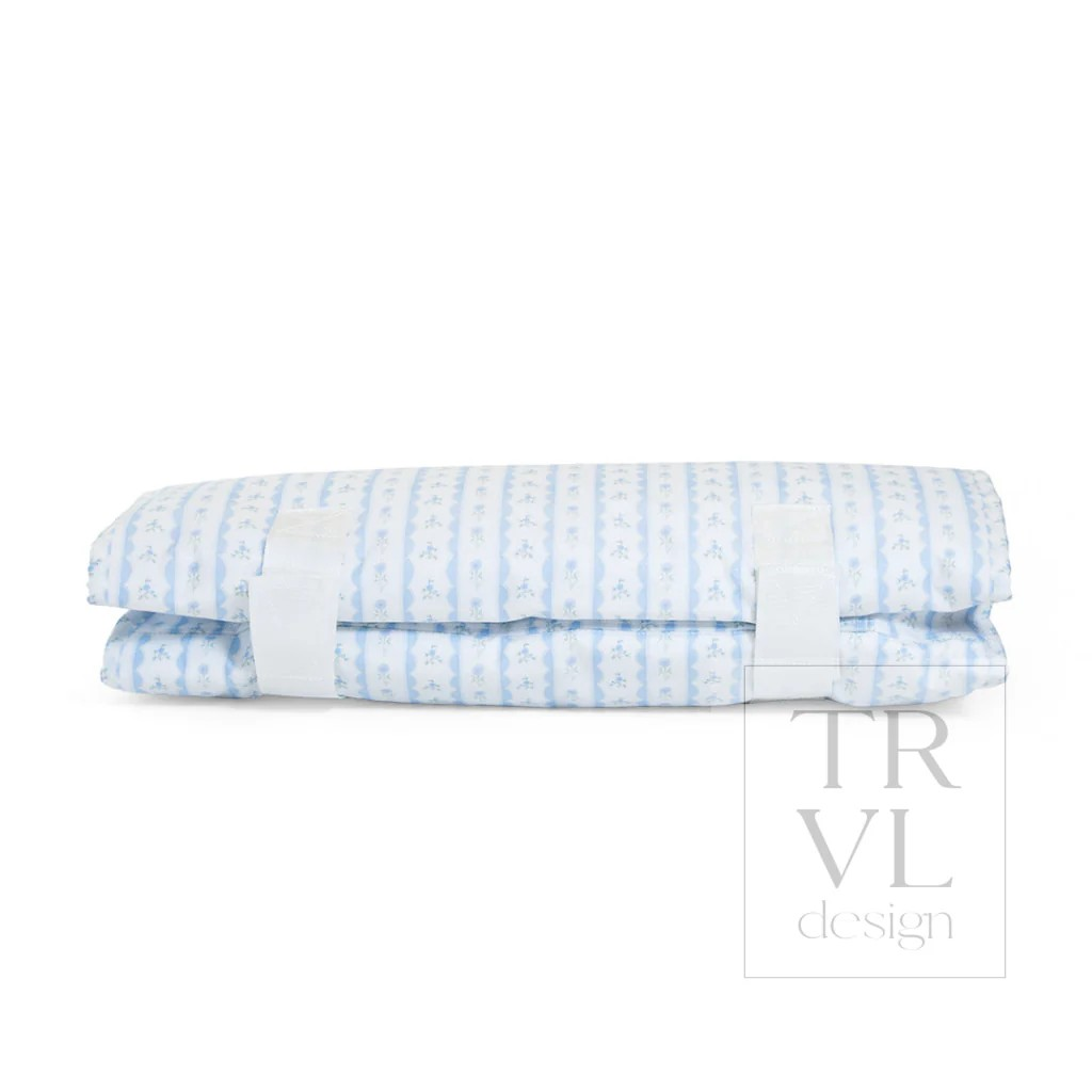 TRVL Ribbon Floral Blue Nap Mat