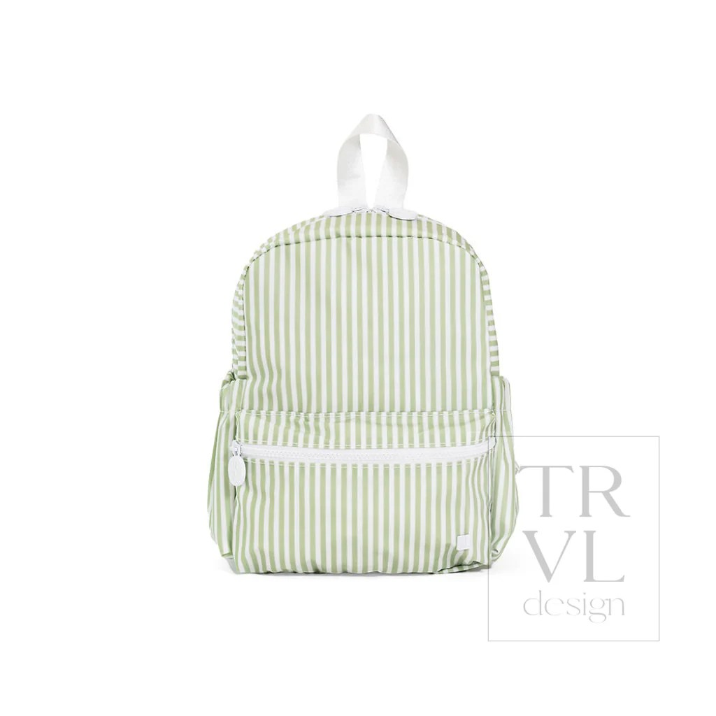 TRVL Pimlico Stripe Sage Mini Backer