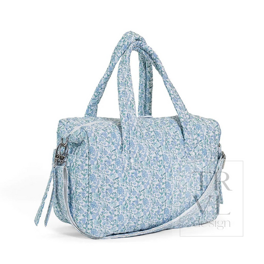 TRVL Hamptons Floral Quilted Stroller Bag