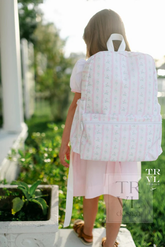 TRVL Ribbon Floral Pink Backpackers