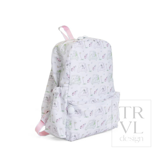 TRVL Putt Putt Pink Backpacks
