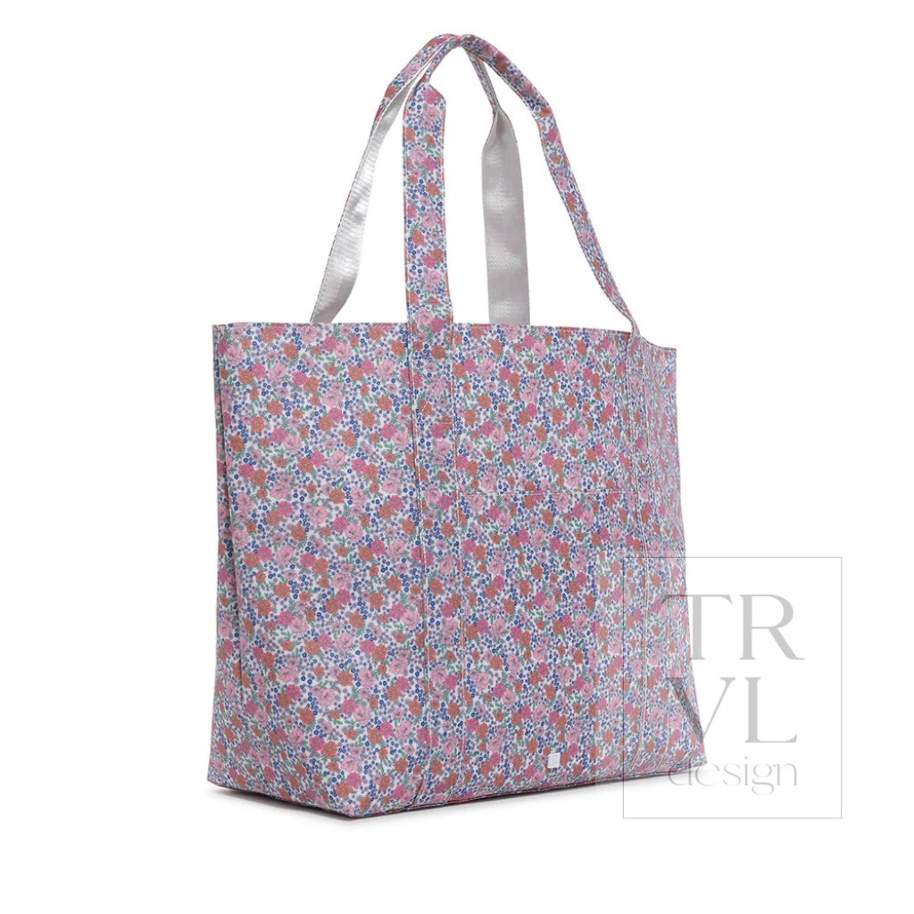TRVL Gardn Floral Jumbo X-Large Tote