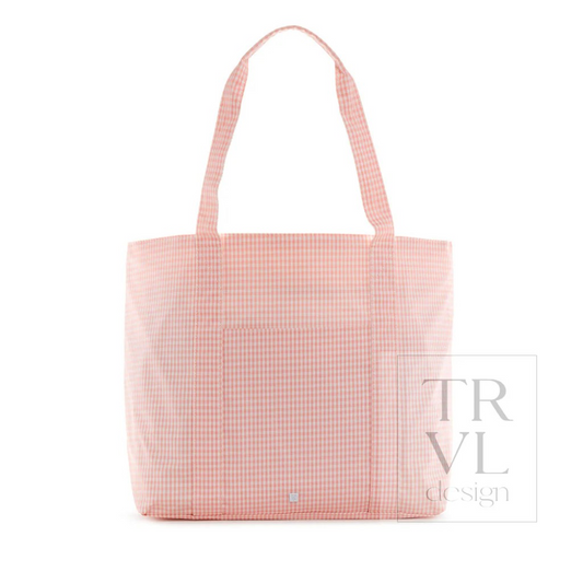 TRVL Taffy Gingham Jumbo X-Large Tote