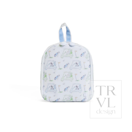 TRVL Putt Putt Blue 'Bring It' Lunch Bag