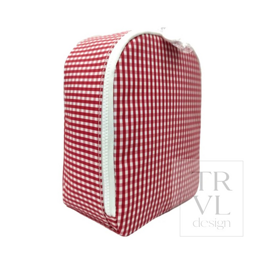 TRVL Red Gingham 'Bring It' Lunch Bag