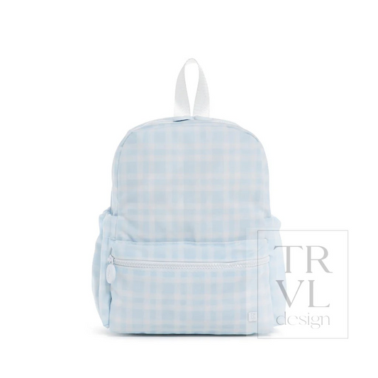 TRVL Pimlico Plaid Blue Mini Backer