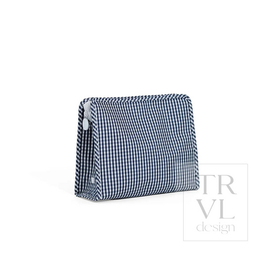 TRVL Navy Gingham Roadies