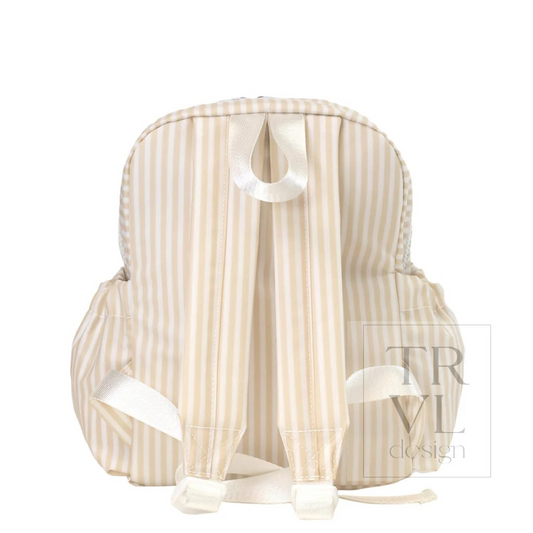 TRVL Pimlico Stripe Sand Mini Backer