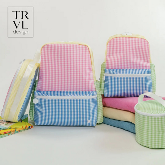 TRVL Patch Pink Backpacks