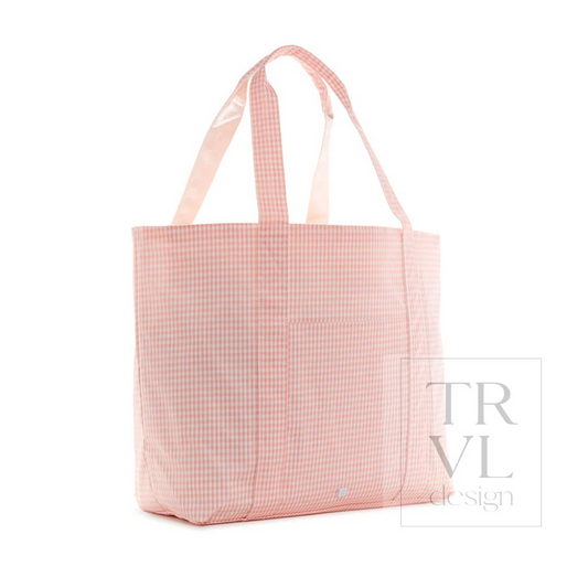 TRVL Taffy Gingham Jumbo X-Large Tote