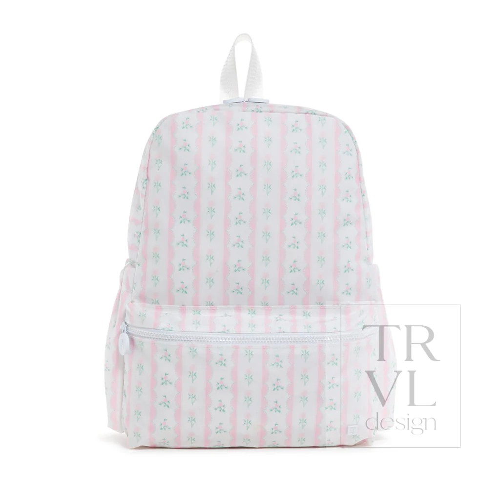 TRVL Ribbon Floral Pink Backpackers