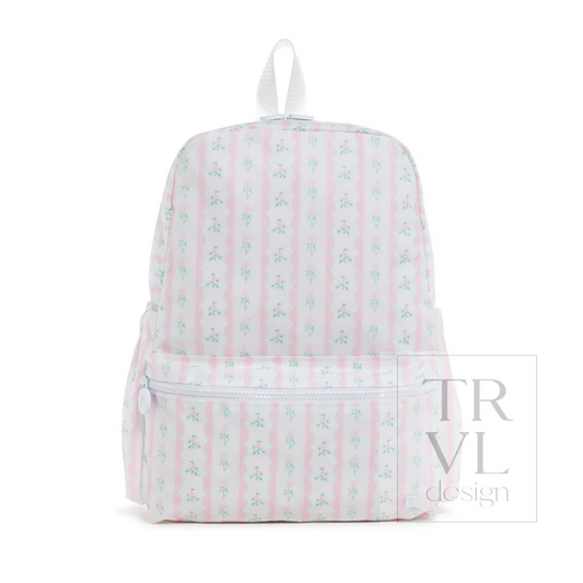 TRVL Ribbon Floral Pink Backpackers