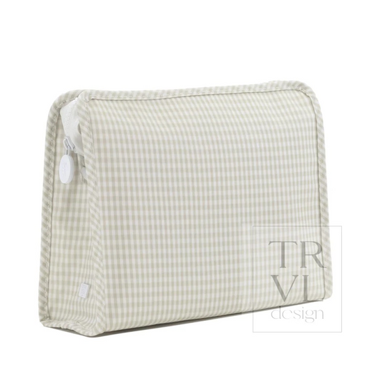 TRVL Pearl Grey Gingham Roadies