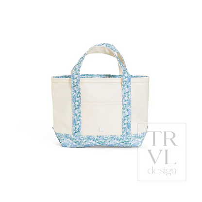 TRVL Hamptons Floral Canvas Totes
