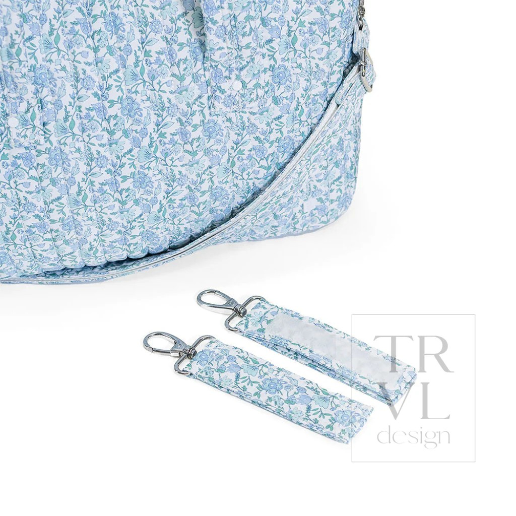 TRVL Hamptons Floral Quilted Stroller Bag