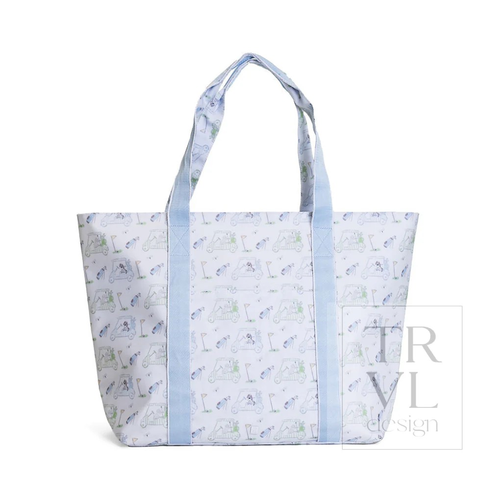 TRVL Putt Putt Blue Jumbo X-Large Tote