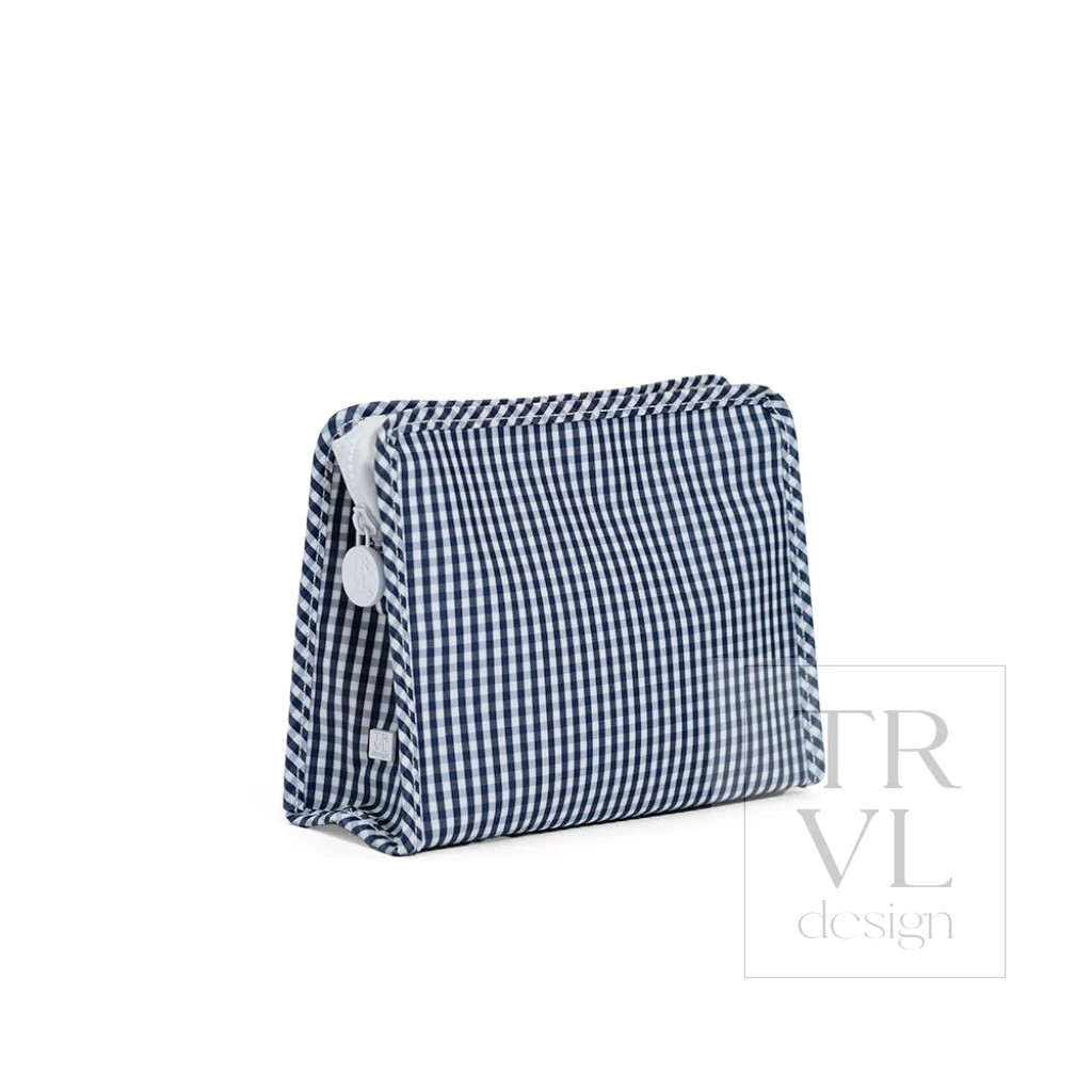 TRVL Navy Gingham Roadies
