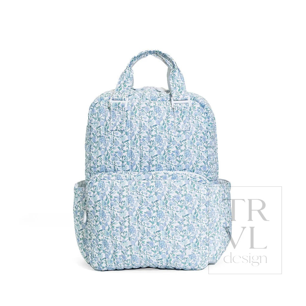 TRVL Hamptons Floral Quilted Diaper Bag