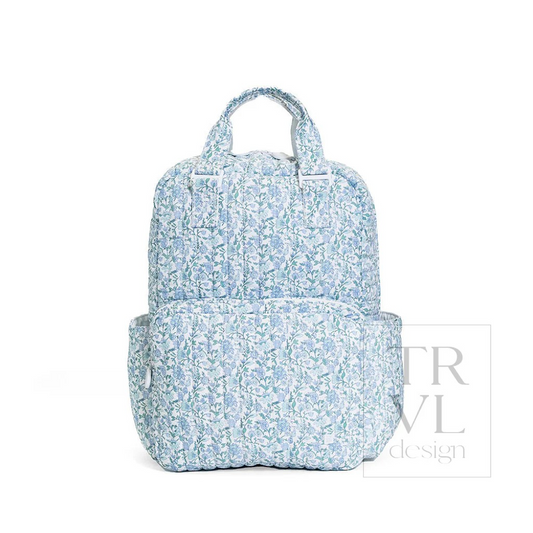 TRVL Hamptons Floral Quilted Diaper Bag