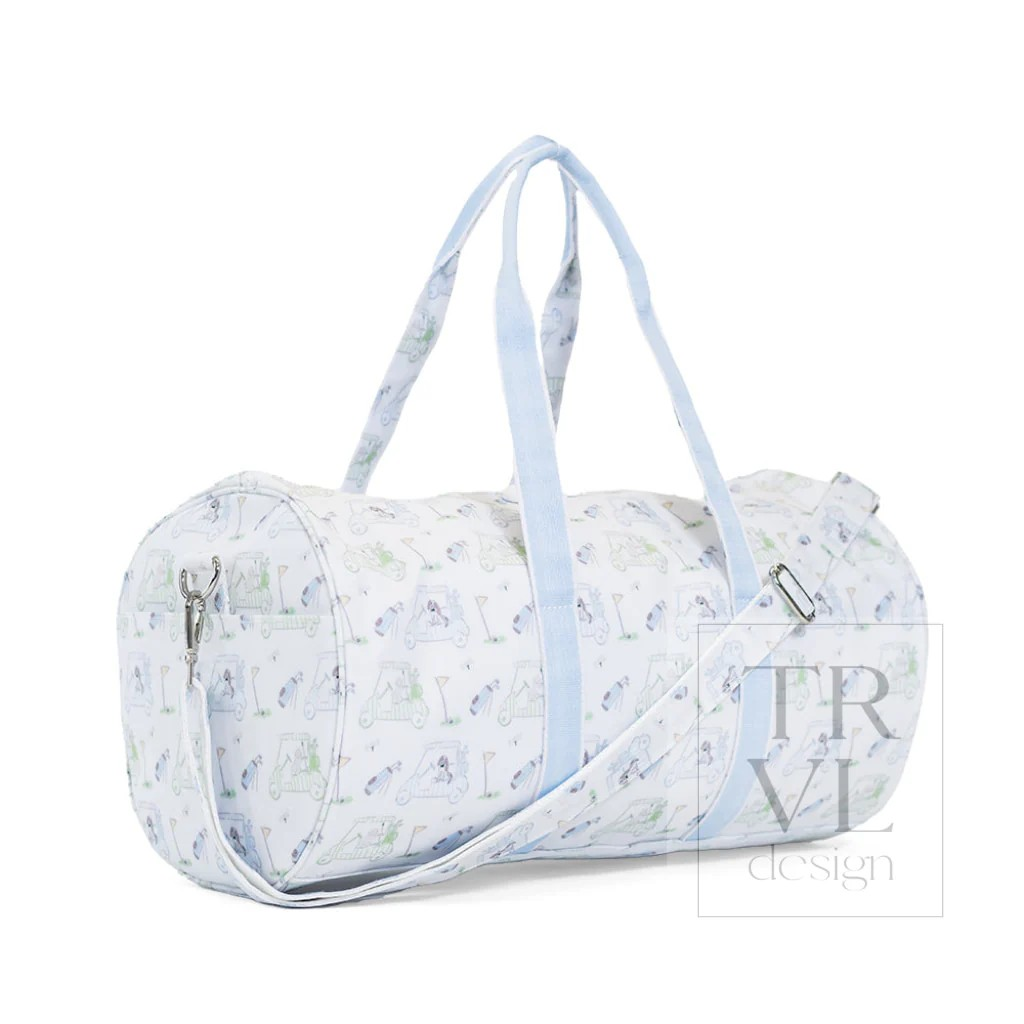 TRVL Putt Putt Blue Large Roll Duffel Bag