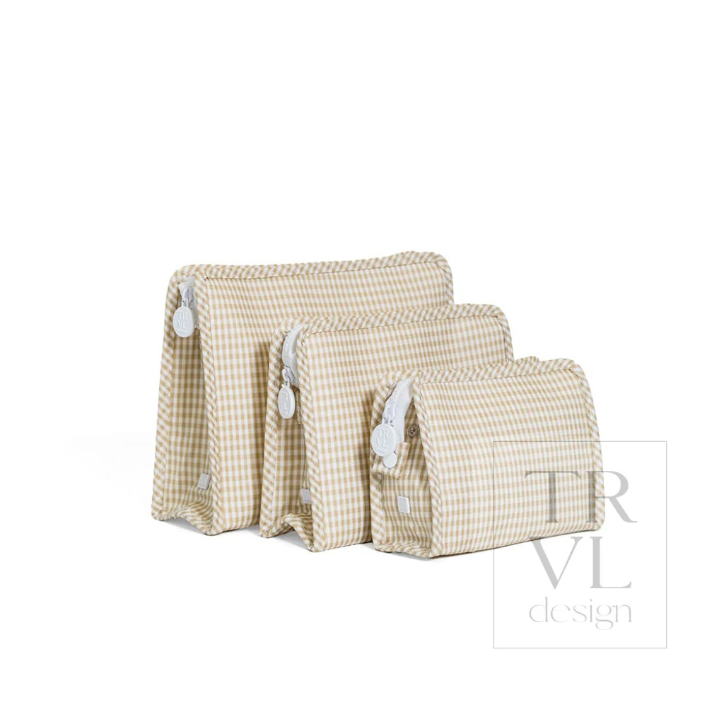 TRVL Khaki Gingham Roadies