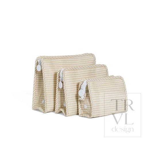 TRVL Khaki Gingham Roadies