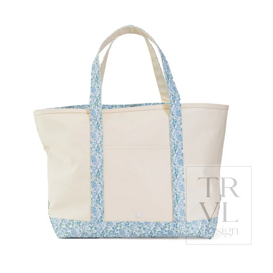 TRVL Hamptons Floral Canvas Totes