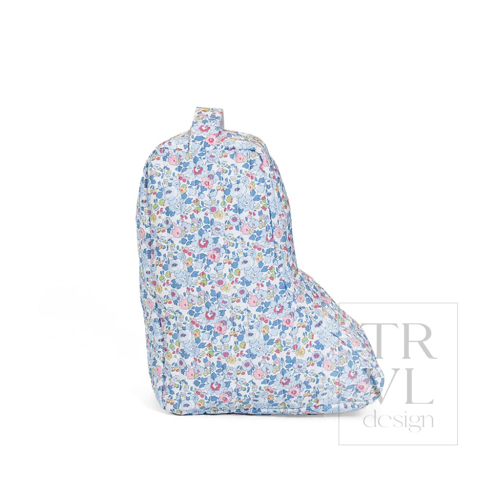 TRVL Bridgehampton Floral Quilted Boot Bag